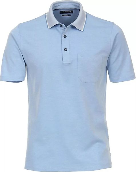 CASA DOMA T-Shirt Polo-Shirt uni günstig online kaufen