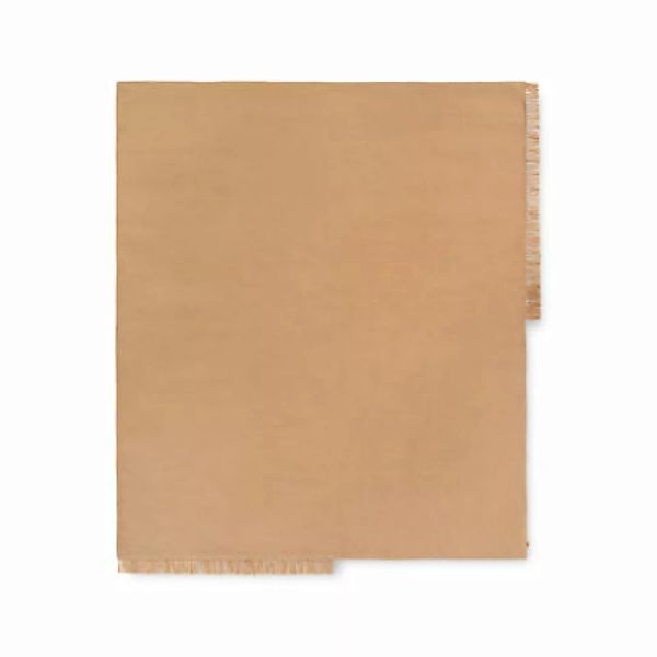 Außenteppich Hem Square textil beige / 240 x 240 cm - Plastikflaschen-Recyc günstig online kaufen