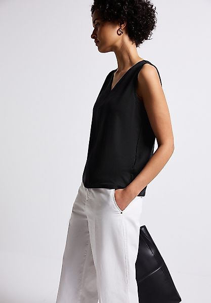 STREET ONE Shirttop mit Häkel Details günstig online kaufen