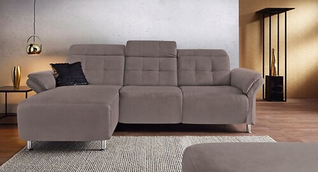 Home affaire Ecksofa »Manhattan L-Form« 2 Sitze mit elektrischer Relaxfunkt günstig online kaufen