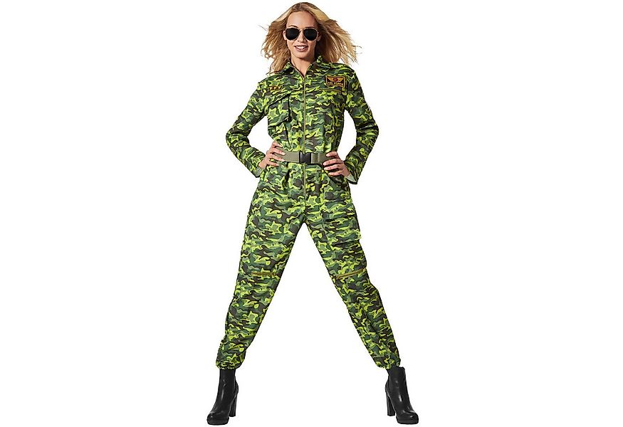 dressforfun Kostüm Damenkostüm, Camouflage-Overall für einen dynamischen un günstig online kaufen