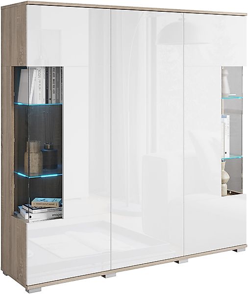 INOSIGN Highboard "Kenia" 1 Stk. tlg. Modernes Highboard, mit Glastüren, Br günstig online kaufen