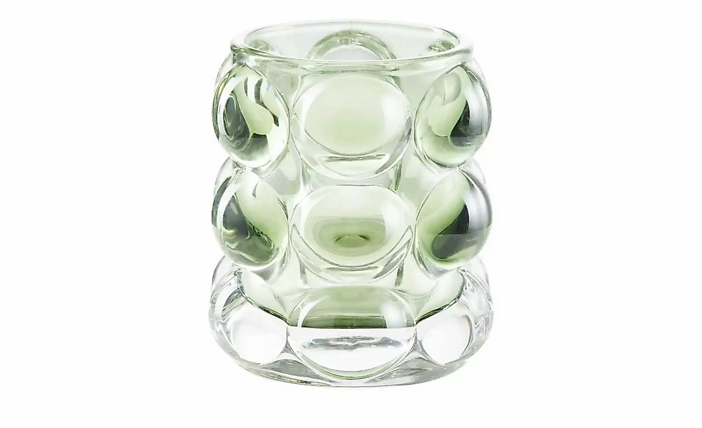 Teelichthalter ¦ grün ¦ Glas ¦ Maße (cm): H: 9  Ø: 10.5 Accessoires > Kerze günstig online kaufen