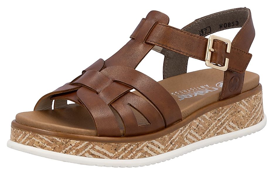 Rieker Plateausandale Sommerschuh, Urlaubschuh, Sandalette mit günstig online kaufen