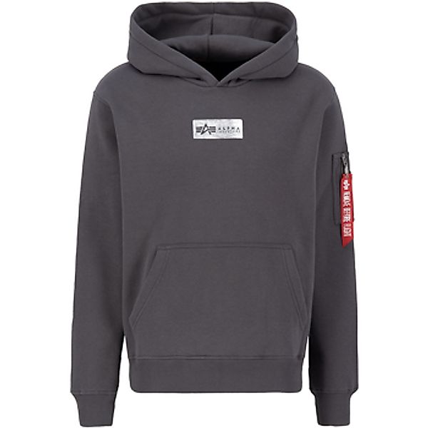 Alpha Industries  Sweatshirt Metal Plate Hoodie - vintage grey günstig online kaufen