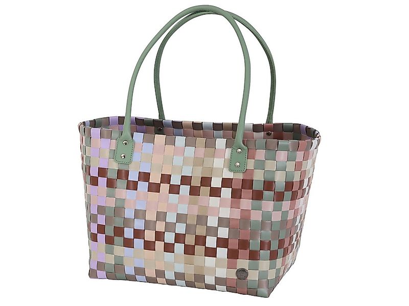Handed By Einkaufsshopper Mingle Shopper S fat strap multi mix sage green günstig online kaufen