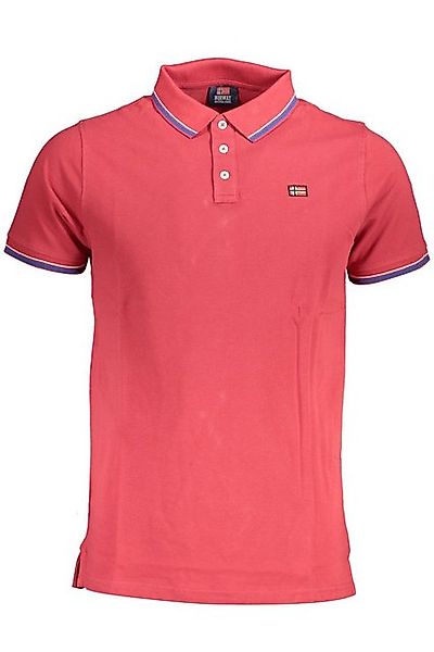 NORWAY 1963 Poloshirt Herren Kurzarm-Poloshirt Rot mit Kontrastdetails günstig online kaufen