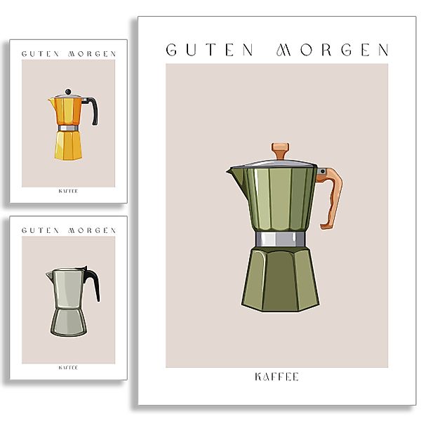 JUSTGOODMOOD Poster Premium ® Guten Morgen günstig online kaufen