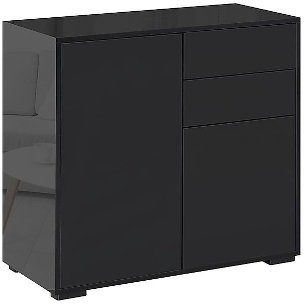 HOMCOM Highboard Sideboard Aufbewahrungsschrank mit 2 günstig online kaufen