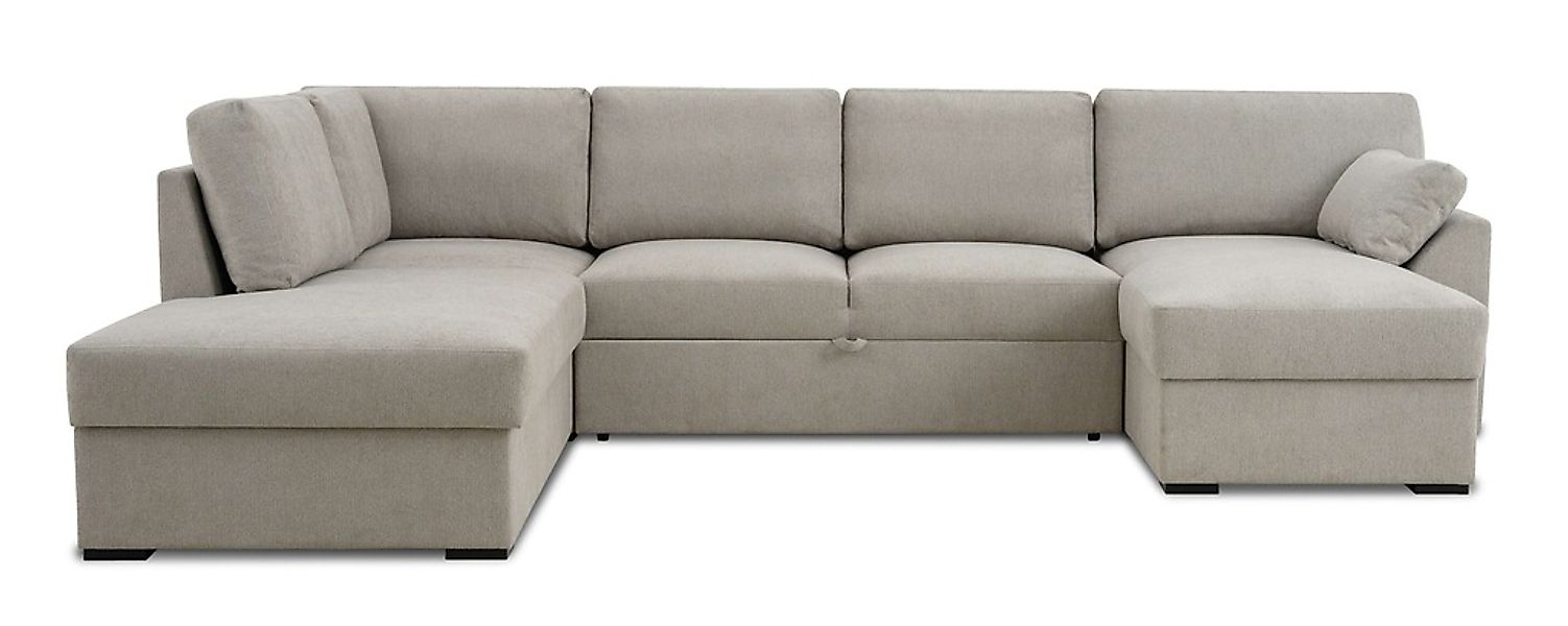Home affaire Wohnlandschaft "Citry", Breite 309 cm, Chenille, Bettfunktion, günstig online kaufen