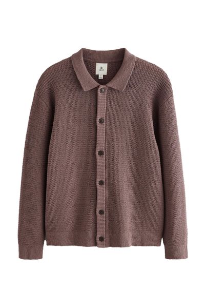Next Strickjacke Relaxed Fit Hemdjacke mit günstig online kaufen
