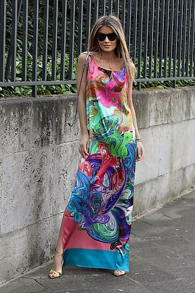 Boscana Sommerkleid Sommerkleid aus Seide in Pink günstig online kaufen