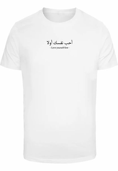 Merchcode T-Shirt "Merchcode Herren Love Yourself First T-Shirt Round Neck" günstig online kaufen