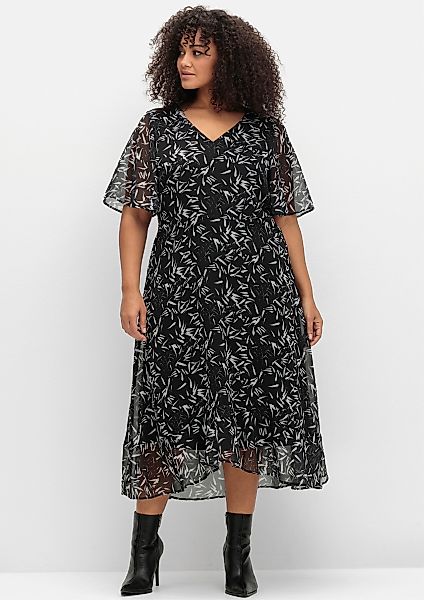 Sheego Etuikleid Chiffonkleid günstig online kaufen