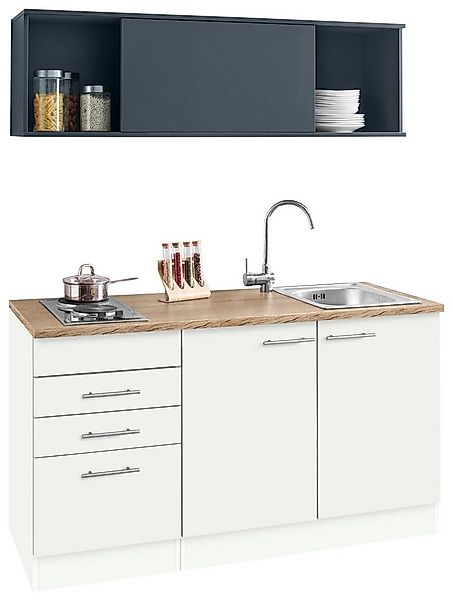 OPTIFIT Pantryküche Mini, Breite 150 cm, mit Kochfeld und Einbau-Spülbecken günstig online kaufen