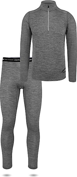 normani Thermounterhemd Herren Merino Langarmshirt und Hose 100 % Merinowol günstig online kaufen