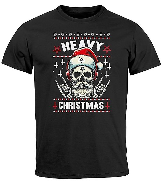 MoonWorks Print-Shirt Herren T-Shirt Weihnachten Heavy Christmas Spruch lus günstig online kaufen