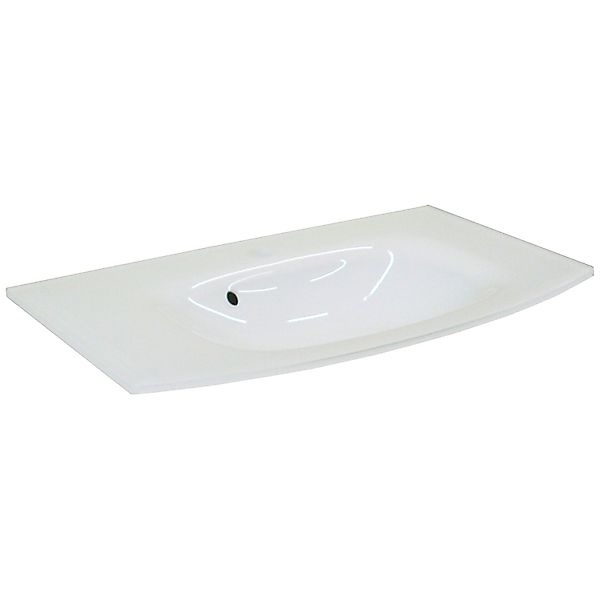 FACKELMANN Einbauwaschbecken "Lugano" Glas, Breite 80 cm günstig online kaufen