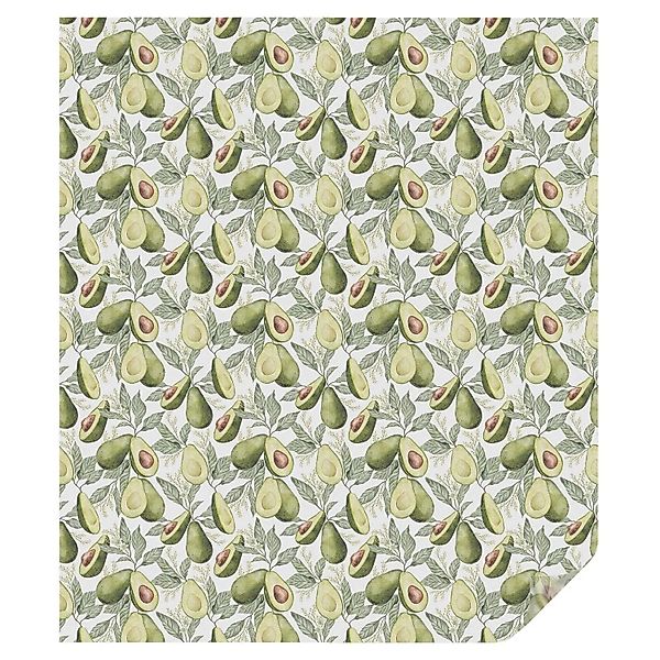 Tulup Fensterfolie Avocadoblätter Sichtschutzfolie Fenster 100x116 cm Grün günstig online kaufen