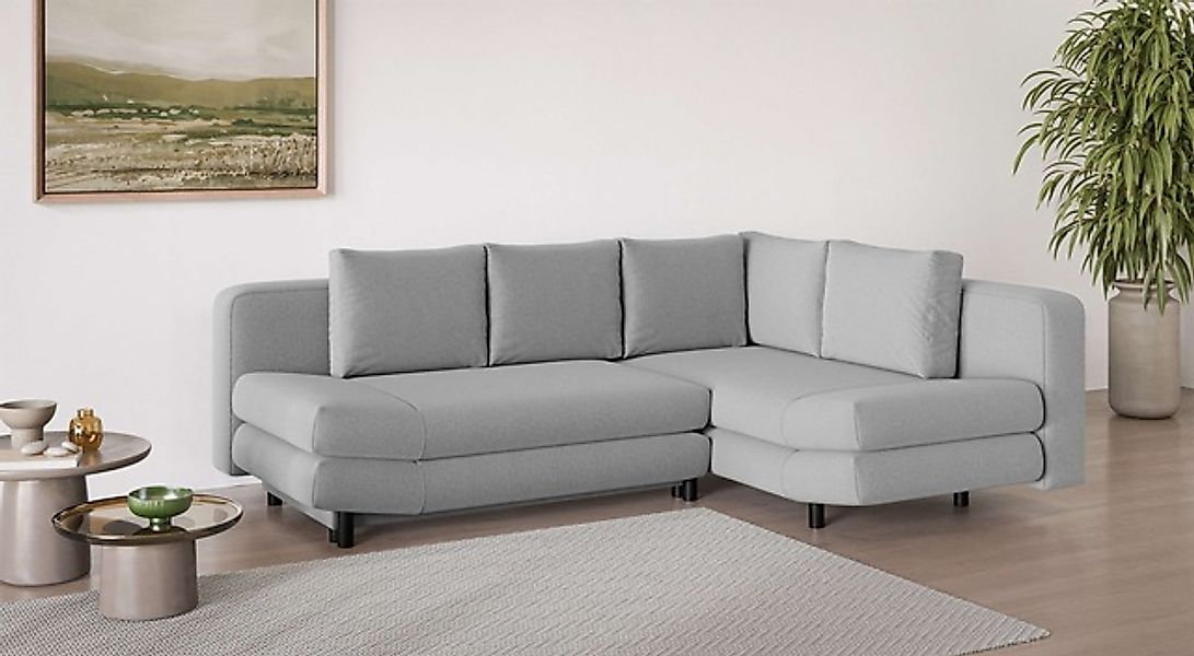Home affaire Ecksofa »LENNARA Schlafsofa mit Bettkasten, Maße B/T/H: 234/17 günstig online kaufen