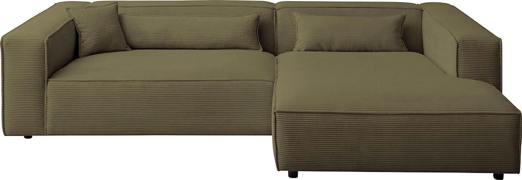LeGer Home by Lena Gercke Ecksofa "PIARA XXL, Big-Sofa in Cord oder Leineno günstig online kaufen