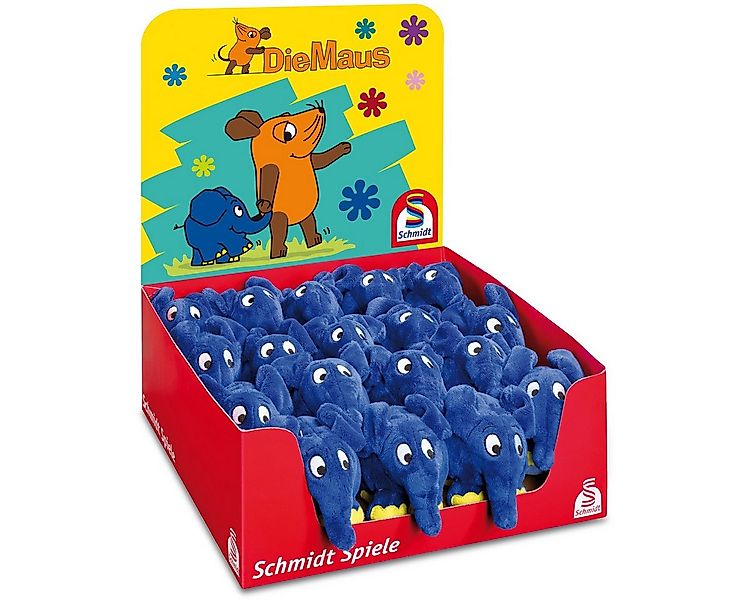 Schmidt Spiele Plüschfigur Plüsch Elefant blau 12cm günstig online kaufen