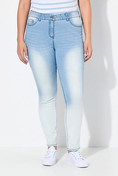 Ulla Popken Regular-fit-Jeans Jeans Sarah schmales Bein 5-Pocket-Hose Stret günstig online kaufen