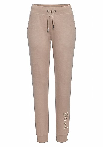 Bench. Loungewear Relaxhose mit glänzender Logostickerei, Loungeanzug günstig online kaufen