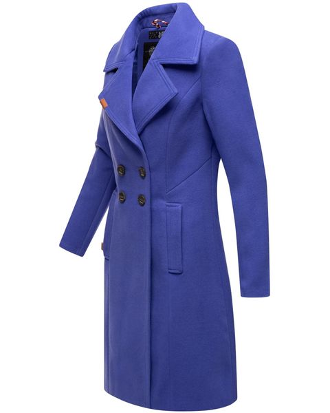 Navahoo Wintermantel "Wooly" edler Damen Trenchcoat in Wollmantel-Optik günstig online kaufen