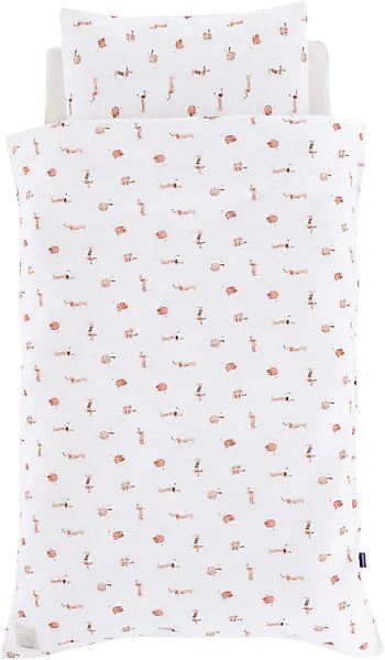 Träumeland Babybettwäsche »Jersey Cats & Dogs«, mit niedlichem Allover-Prin günstig online kaufen