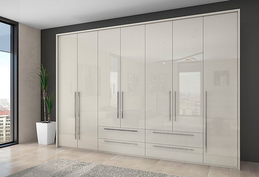 Places of Style Drehtürenschrank Piano, inklusive Rahmen und Beleuchtung, s günstig online kaufen