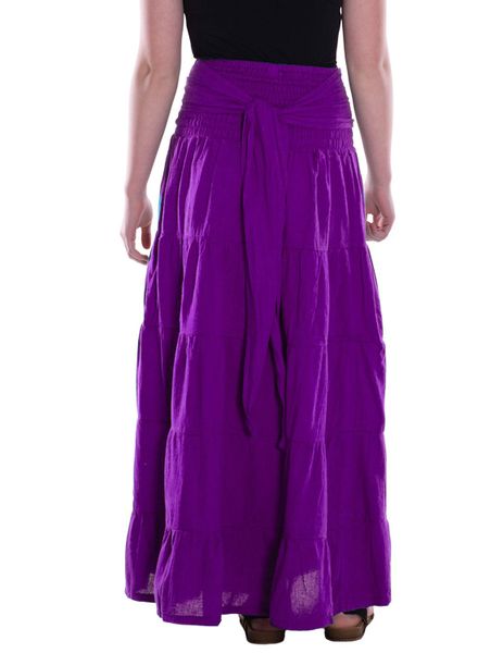 Vishes Maxirock Damen Maxi-Rock Baumwolle Vintage, günstig online kaufen