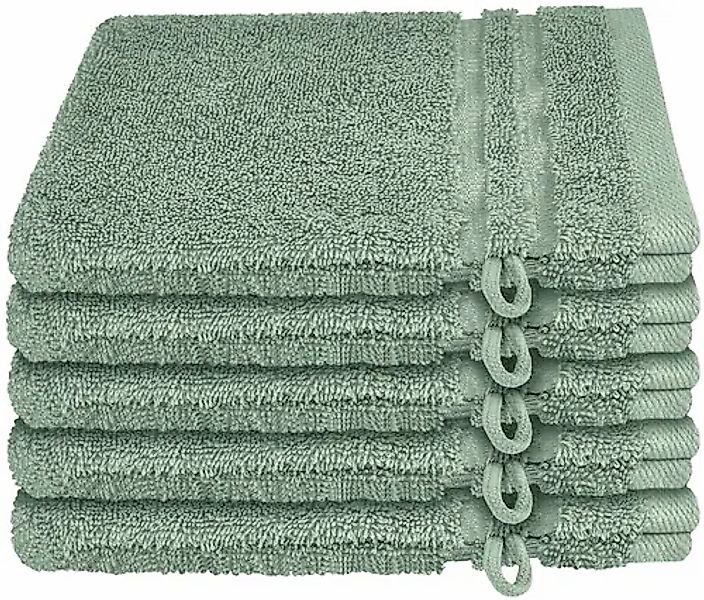 Schiesser Waschhandschuh »Milano im 5er Set«, (5 St., 5er Set Waschlappen 1 günstig online kaufen