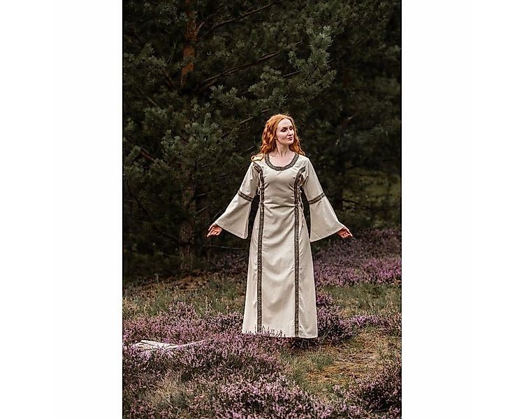 Leonardo Carbone Ritter-Kostüm Mittelalter Baumwollkleid Natur "Angie" günstig online kaufen