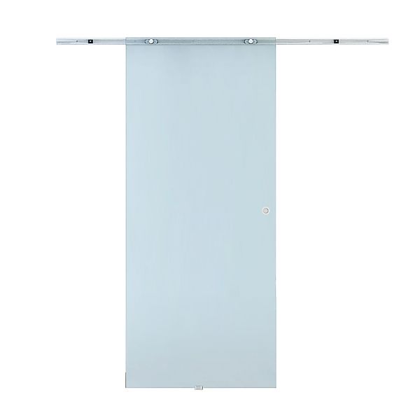 HOMCOM Glasschiebetür Schiebetür  Glastür, Mattglas, 775/900/1025x2050 mm günstig online kaufen