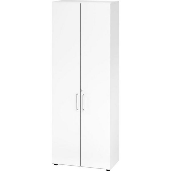 HAMMERBACHER Aktenschrank Schrank 6OH BxTxH 80x42x215,6cm Griff BS Weiß günstig online kaufen