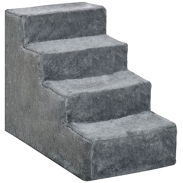 PawHut Haustiertreppe 4-stufige Hunderampe Katzenrampe mit günstig online kaufen