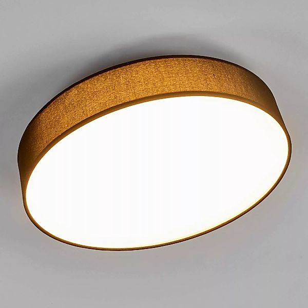 LED-Stoffdeckenlampe Saira, 40 cm, schwarz günstig online kaufen