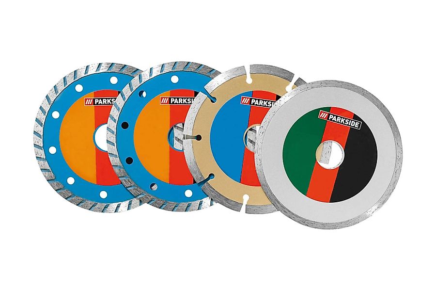 Parkside Diamanttrennscheibe Winkelschleiferzubehör Sets Diamant Trennschei günstig online kaufen