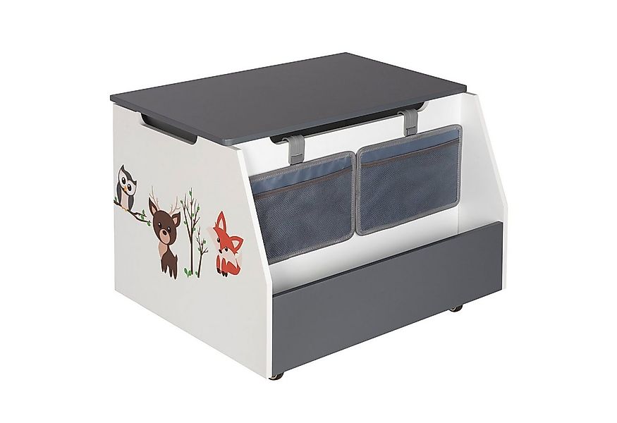 ONVAYA Spielzeugtruhe Spielzeug Truhe, mit Hängetaschen, Spielzeugkiste mit günstig online kaufen