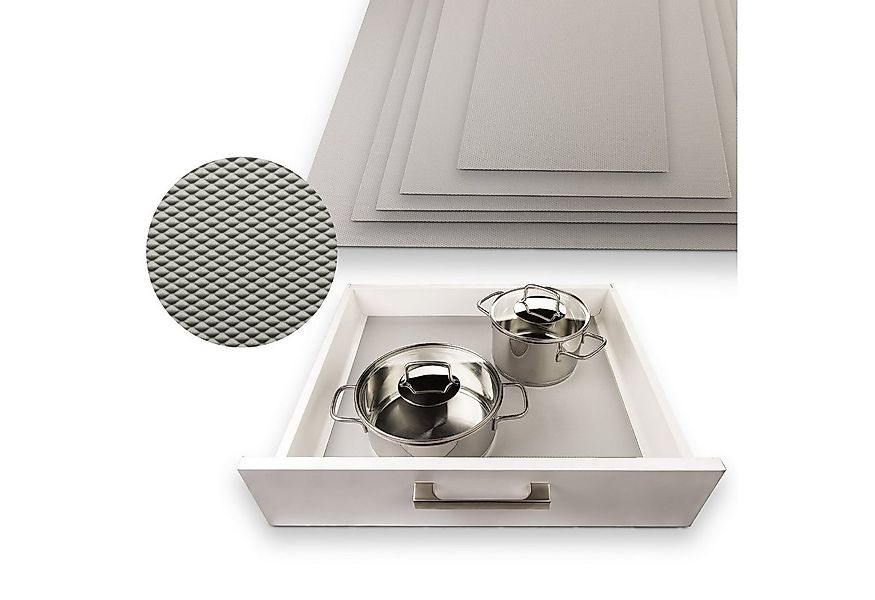 SO-TECH® Schubladeneinsatz Schubladenmatte Orga-Grip Einlegematte silbergra günstig online kaufen