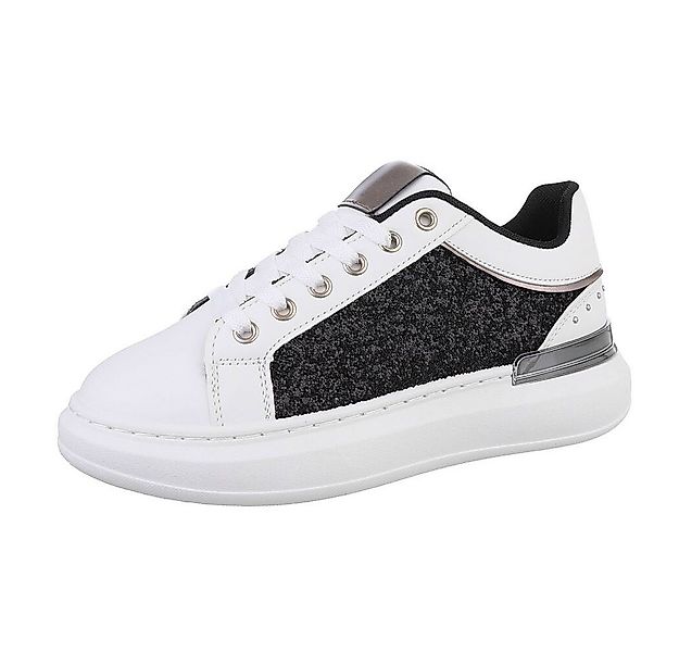 Ital-Design Damen Low-Top Freizeit Sneaker (86188087) Keilabsatz/Wedge Snea günstig online kaufen