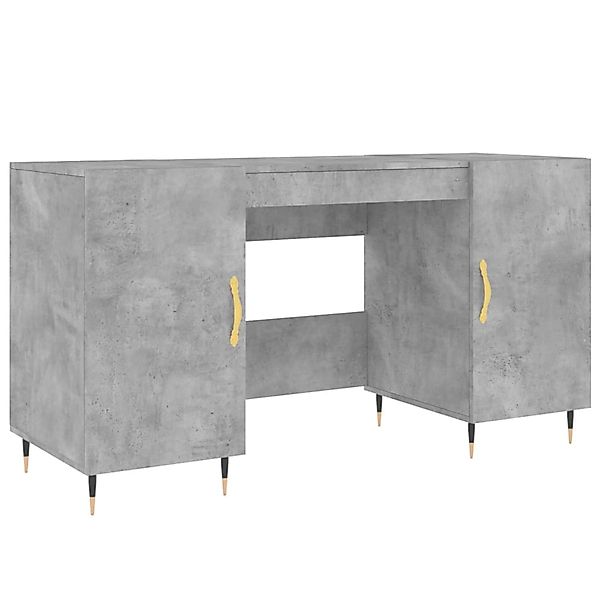 vidaXL Schreibtisch Betongrau 140x50x75 cm Holzwerkstoff 829528 günstig online kaufen
