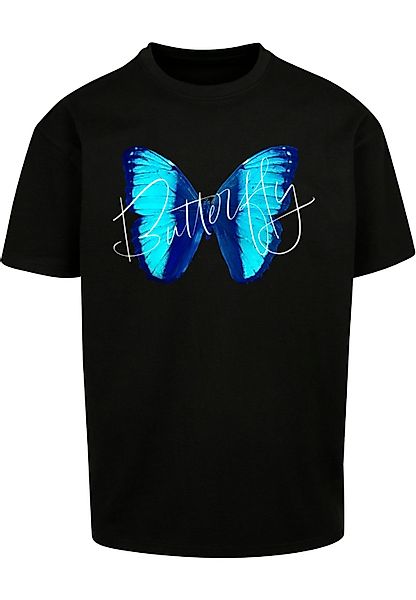 Merchcode T-Shirt "Merchcode Herren Butterfly Blue Heavy Oversized Tee", (1 günstig online kaufen