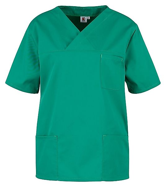 BEB Schlupfbluse beb Basic Kasack Unisex Kurzarm Grün günstig online kaufen