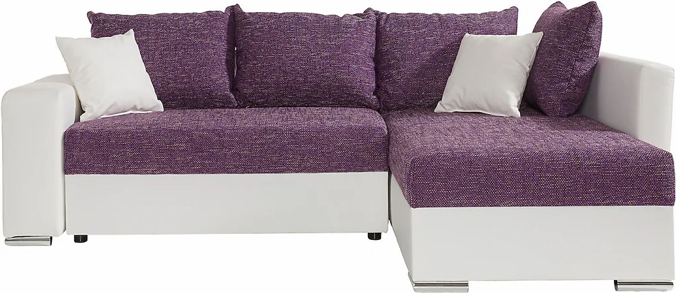 COLLECTION AB Ecksofa »John L-Form« Regalarmlehne,Bettfunktion,Bettkasten,O günstig online kaufen