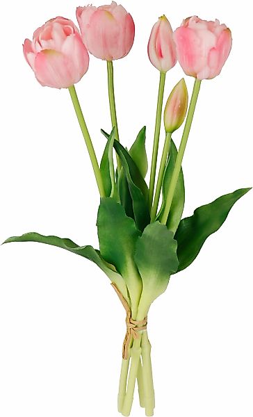 Kunstblume Tulpen, I.GE.A., Höhe 39 cm, Real-Touch Tulpenbund künstlich Blü günstig online kaufen