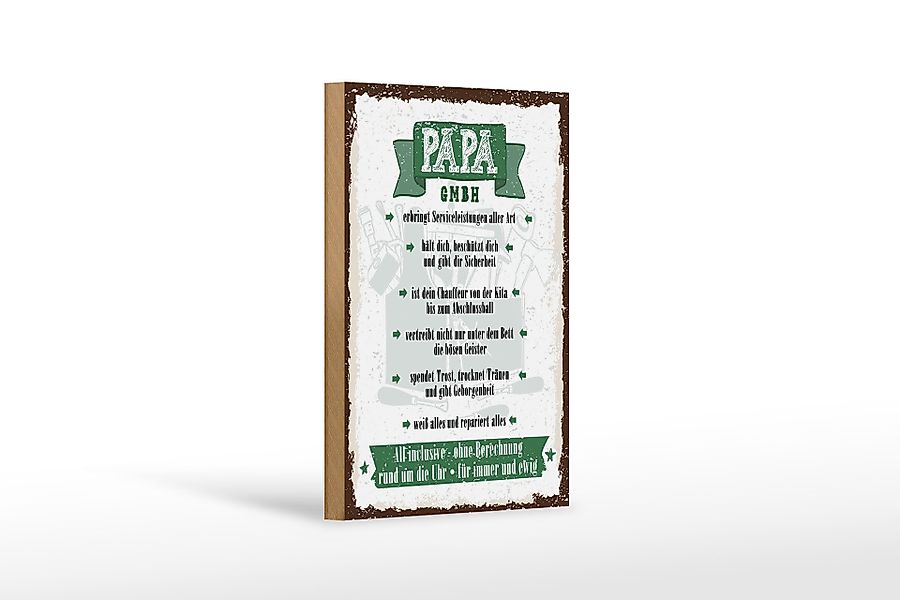 Femer GmbH Holzbild Spruch 20x30 cm günstig online kaufen