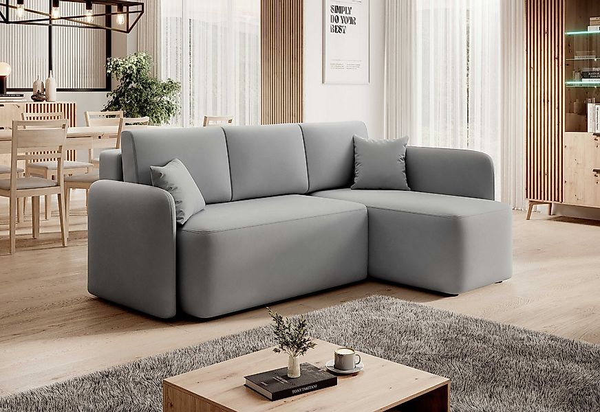DB-Möbel Ecksofa Hudson mit Schlaffunktion 206X150cm. Ecksofa vom Herstelle günstig online kaufen