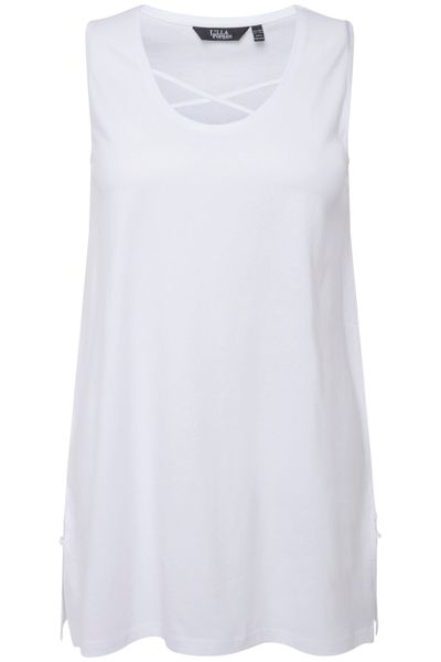 Ulla Popken Longtop Longtop Zierbänder A-Linie günstig online kaufen